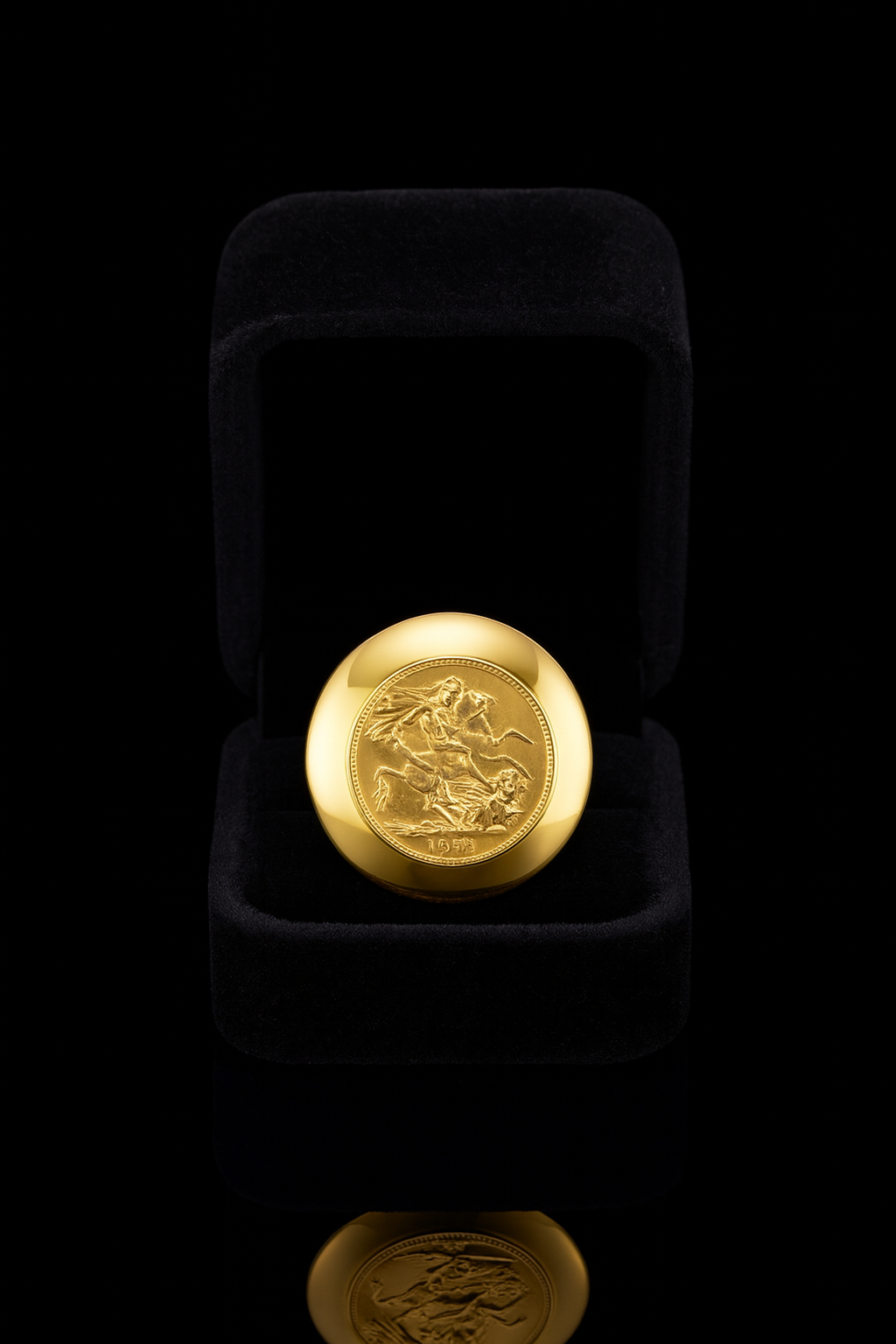 1914 Gold Sovereign Ring