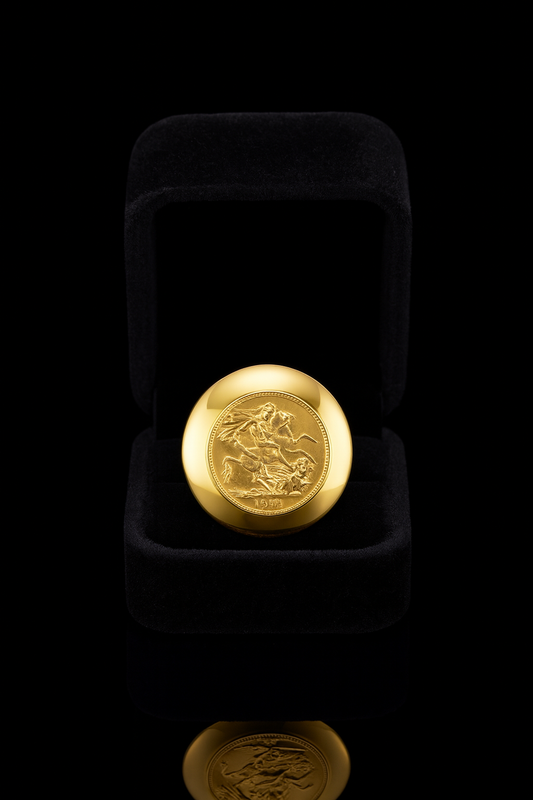 1914 Gold Sovereign Ring